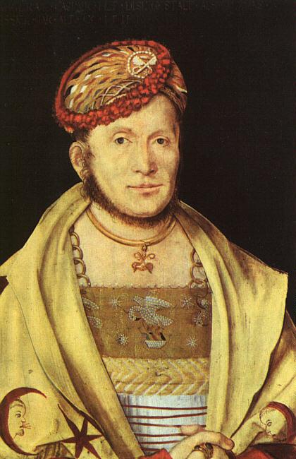Hans Suss von Kulmbach Portrait of the Margrave Casimir of Brandenburg oil painting image